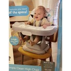 Fisher-price Spacesaver Simple Clean High Chair With Wraparound Deep-dish Tray