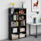 6-tier 10-cube Bookshelf Organizer     Closet Storage Rack For Bedroom Or Office