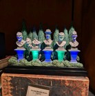 New Disney Parks Exclusive Haunted Mansion Singing Busts Figure Light   Sound 