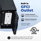 Porch Light With Gfci Outlet  Motion Sensor Outdoor Wall Light Wall Mount