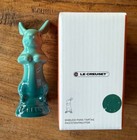 Le Creuset Riviera Blue Easter Bunny Pie Vent Bird Funnel  Stoneware New Nib