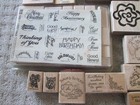 Stampin    Up Huge Lot Of Good  Rare Individual Wood Rubber Stamps 1997-2000s