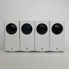 Wyze Cam Pan Wyzecp1 1080p Wi-fi Indoor Security Camera Lot Of 4 W 3 Power Cords