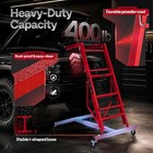 Foldable Automotive Engine Creeper 400lbs Adjustable 51 -72  Workshop Creeper
