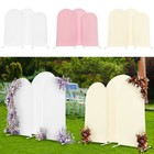3x Arch Backdrop Stand Set Wedding Arch Stand Backdrop Decor W  Pink Covers Us