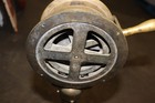 Marine Brass Telegraph 7    - Nautical Ship Engine Room Decor With Wood Base