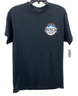 Busch Light Beer Black Short Sleeve T-shirt Mens Size Medium Deer Hunting