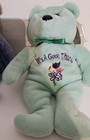 Ty Beanie Babies  periwinkle  Bear And  its A Good Thing   Celebrity Bear