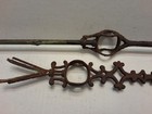 Old Original Lightning Rod Weathervane Arrows For Parts Or Restoration