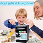 Electronic Money Savings Box Piggy Bank Atm Bank Coin Money Bank Gift For Kids