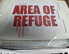  area Of Refuge  Safety Sign Led