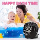 Portable Battery Operated Bubble Machine For Kids  Automatic Bubble Maker Toy