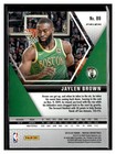 2019-20 Panini Mosaic  89 Jaylen Brown Silver Prizm Boston Celtics
