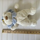 Ty Pluffies Bear Bumble Bee Blue Flower Bear 12    Plush Tylux Baby Blooms 2004