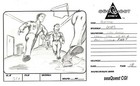 Mark Simon Signed Seaquest Dsv Hand Drawn Production Storyboard Page  ms
