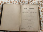 Antique Rare The Holy Bible New York American Bible Society 1883 Original Tongue
