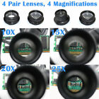 25x Magnifier Magnifying Eye Glass Loupe Jewelry Watch Repair Kit With Led Light