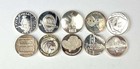 Casino Strike Token Centers  60 Oz Each      999 Fine Silver Rounds      lot Of 10