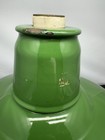Vintage Goodrich 16 Inch Porcelain Gas Station   Barn Light -   Green Enamel