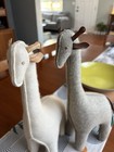 Restoration Hardware Rh Kids Felt Giraffe Animals Bookends Toy A Pair