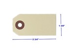 1000 Pcs 2 3 4  X 1 3 8  Size 1 Manila Inventory Price Tags Use With Tagging Gun