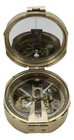 3  D Antiqued Solid Brass Military Engineering Natural Sine Compass Novelty