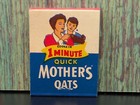Vintage Matchbook Full Unstruck Quick Quaker Mothers Oats Chicago Advertisement