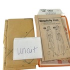 Simplicity Sewing Pattern Women Size 12 Multi Mary Mcfadden One Shoulder Dress
