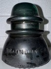 Vintage Green Hemingray-42   Glass Insulator Made In Usa 