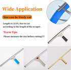 2 Pcs 41 Inch Squeegee Replacement Rubber Blade  Household Silicone Squeegee Ref