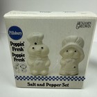 Vintage Pillsbury Doughboy Salt   Pepper Shaker Set 1988 Poppin Fresh W  Box
