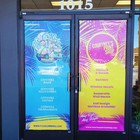 Custom Perforated Window Decal- One Way Vision Storefront Business Vinyl Sign