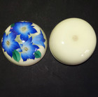 Japanese Plique A Jour Box  Cloisonn   Enamel  4 1 4  X 3   Made In Japan