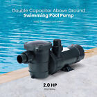 2 0hp Self Primming Above Ground Swimming Pool Pump 2-speed 1 5    1 25   Intlet