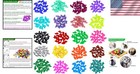Vibrant 100 Pcs Cat Nail Caps - Comfortable And Non-toxic Claw Protection