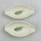 Franciscan Autumn Small Individual Ashtray Lot Of 2 Leaf Speckled 4 75  Vintage