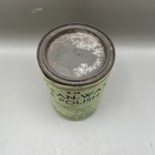 Paper Label Can Clean Wax Polish Victor C  Hedrick Carrollton Oh Metal Can