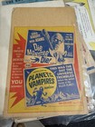 Rare Original Window Card - Die Monster Die - Planet Of The Vampires  Karloff 
