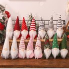 3pcs Christmas Ornaments Hanging Christmas Gnomes Ornaments Swedish Red