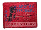 1964 National Jamboree Authentic Original Woven Issue Red Border Variety Patch