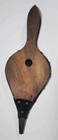 Vintage Johnny Beard Fireplace Bellows Bend Oregon 21  Wood Leather Brass 