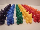 Counting Bears Learning Set Colorful Educational Toys  Lot Of 60 Six Colors 1 