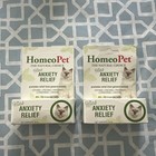 New Lot Of 2 Homeopet Feline Anxiety Relief  Natural Pet Medicine  15 Ml Cats
