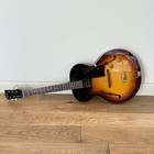 Vintage 1960 Gibson Electric Thinline Archtop Guitar Es-125t Sunburst Dark Brown