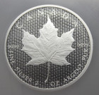 Ngc Pf70 Er 2017  10 Canada s 150th Anniv  Iconic Maple Leaf 2oz Silver  053gra 