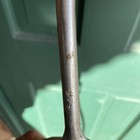 R B Stamped Sweet Iron Flat Spoon Bit Long Shank  Collectible  Full Rig 