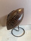 Baltimore Ravens Brass Metal Football With Stand Vintage Collectible Rare