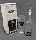 Grav   9  Inch Medium Gravitron Bong Premium Glass Water Pipe - Clear