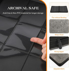 Trading Card Binder  9 Side Loading Pocket Card Album Hold Up To 540 Cards
