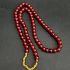 Beautiful Antique African Old Mosaic Glass Beads Strand Necklace 